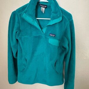 Patagonia Teal Fleece Pullover